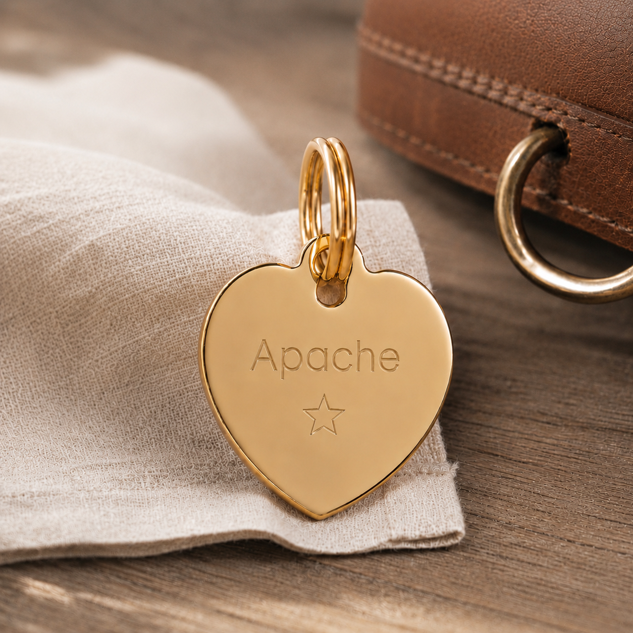 Médaille cheval Coeur Or