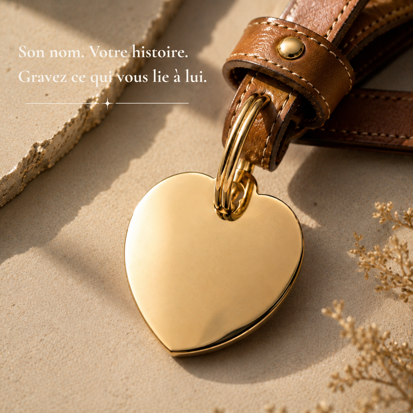 Médaille cheval Coeur Or
