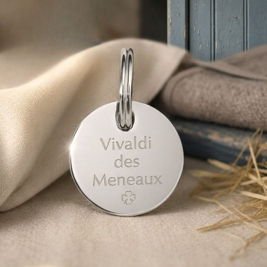 Médaille cheval Ronde Argent