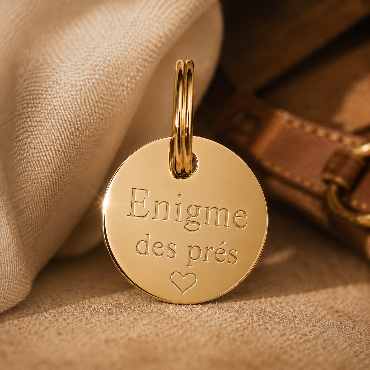 Médaille cheval Ronde Or